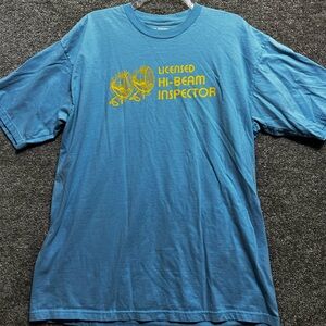 Pure Stuff Licensed High Beam Inspector Lens Short Sleeve Tee Shirt  Size XL